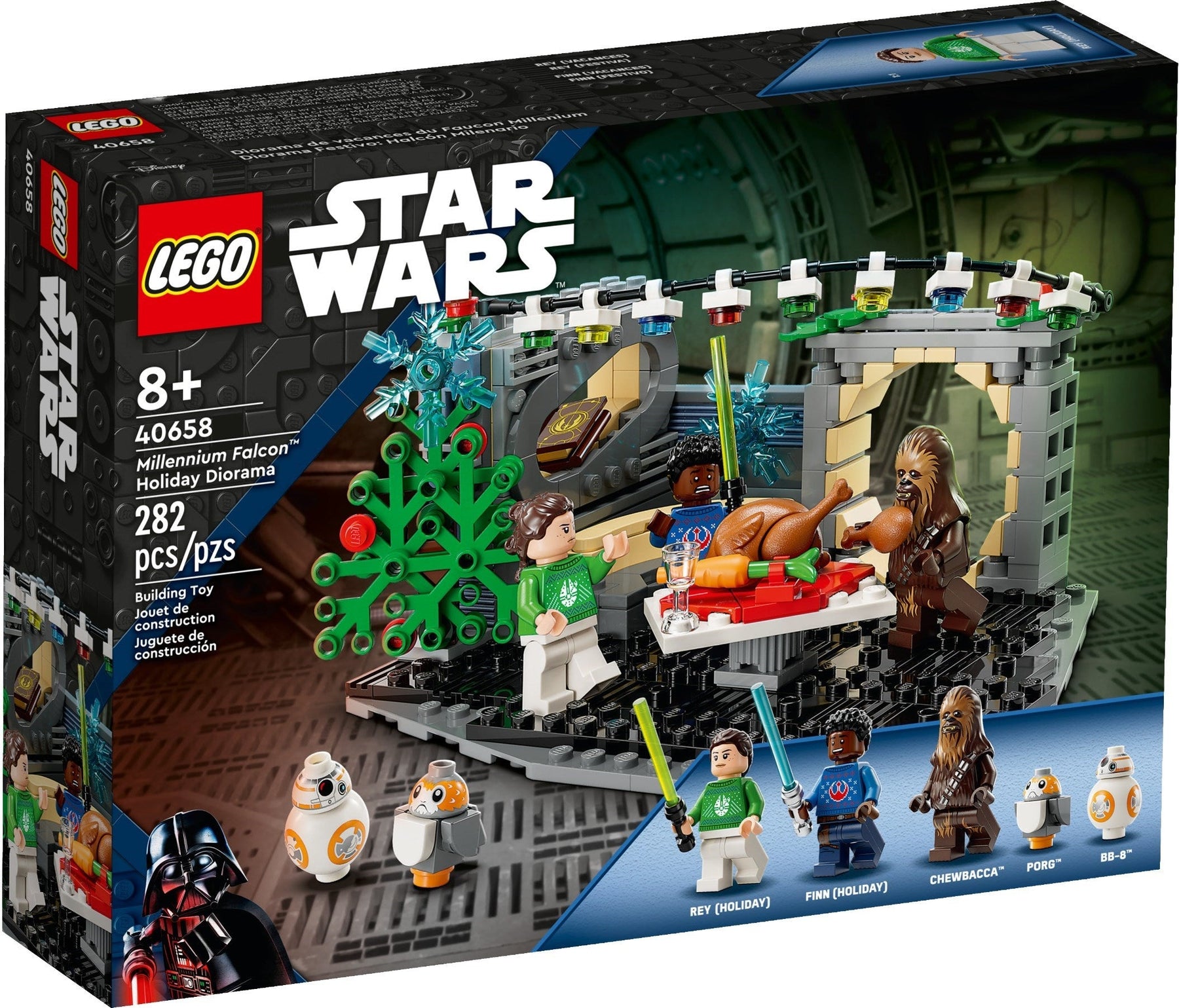 LEGO 40658 Millennium Falcon Holiday Diorama – Star Wars Christmas Scene - SuperSaverAU - view 1