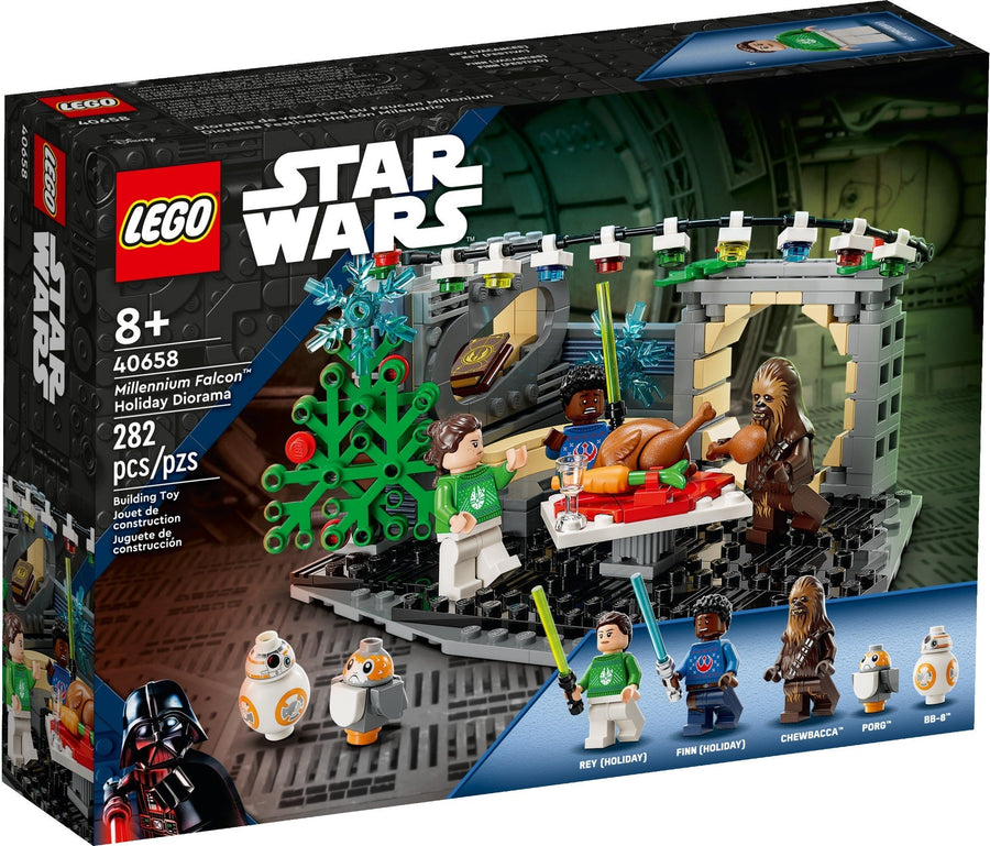 LEGO 40658 Millennium Falcon Holiday Diorama – Star Wars Christmas Scene - SuperSaverAU - view 1