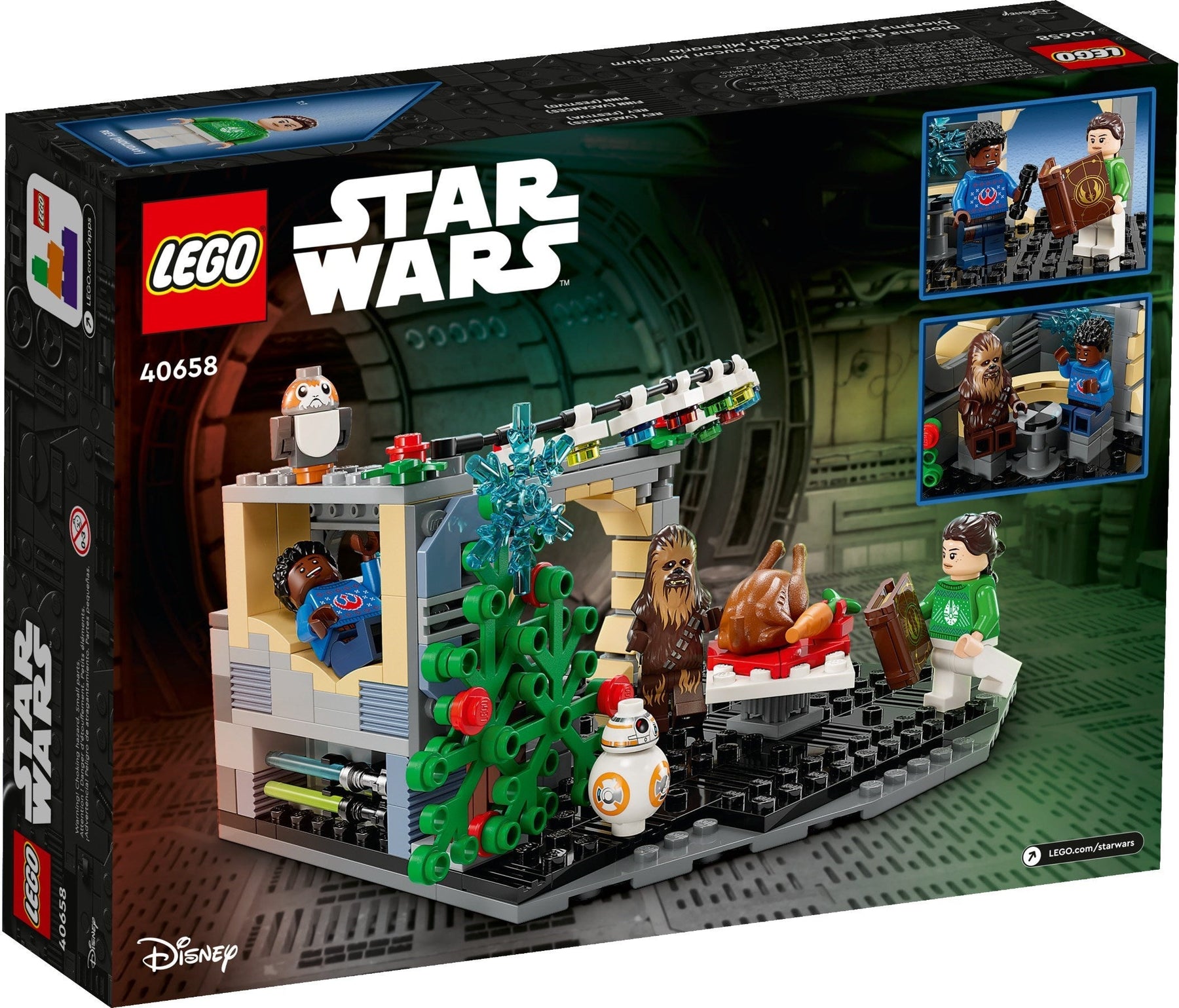 LEGO 40658 Millennium Falcon Holiday Diorama – Star Wars Christmas Scene - SuperSaverAU - view 2