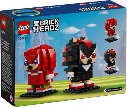 LEGO 40672 Sonic the Hedgehog Knuckles & Shadow BrickHeadz