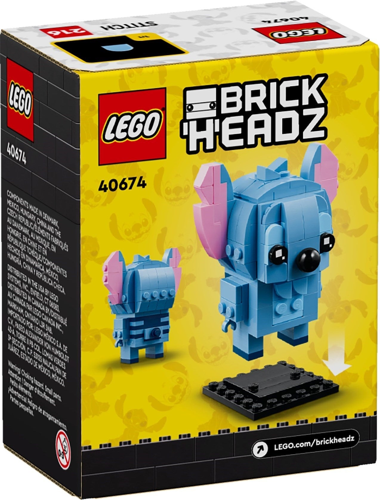 LEGO BrickHeadz 40674 Stitch- Auzzi Store
