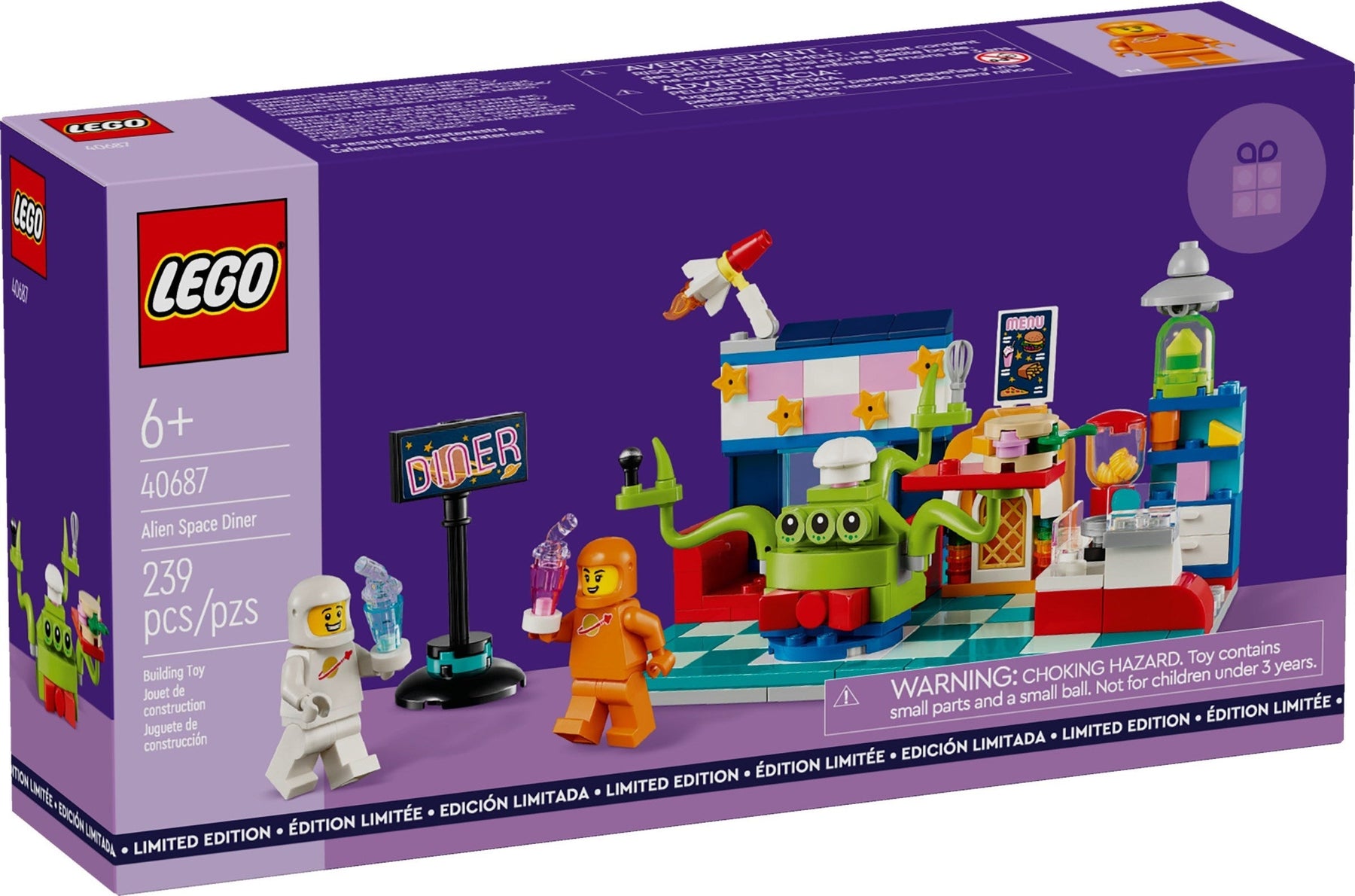 LEGO Space Exclusive GWP 40687 Alien Space Diner - SuperSaverAU - view 1
