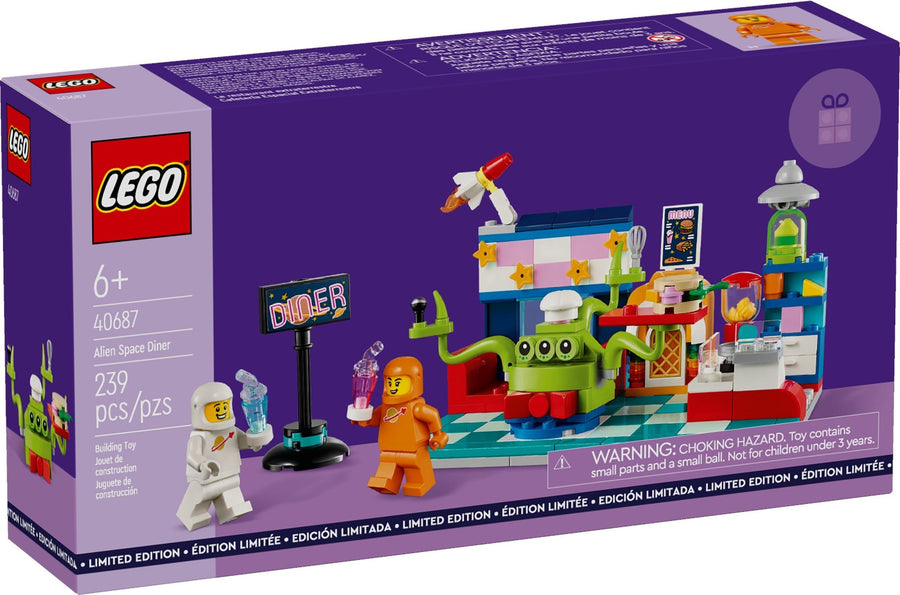 LEGO Space Exclusive GWP 40687 Alien Space Diner - SuperSaverAU - view 1