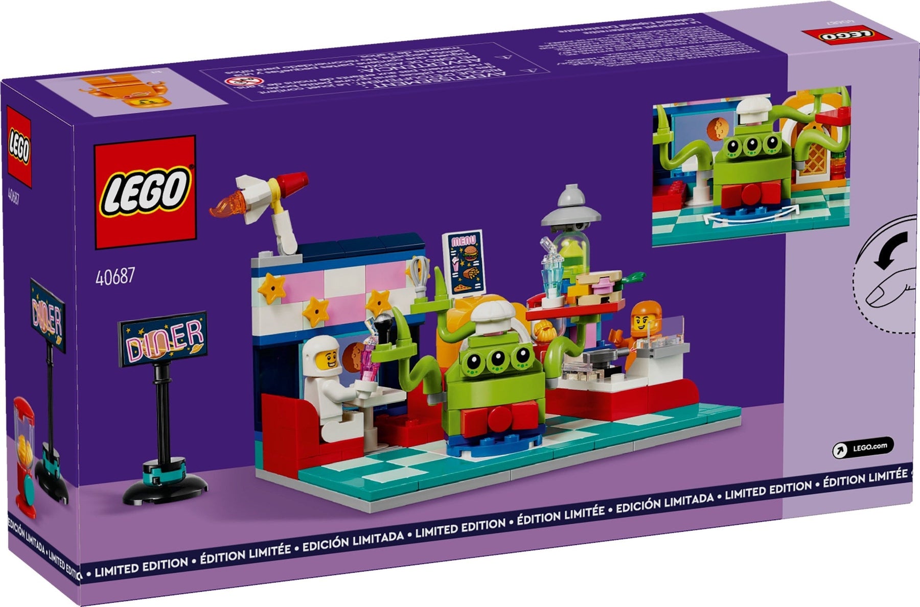 LEGO Space Exclusive GWP 40687 Alien Space Diner - SuperSaverAU - view 2