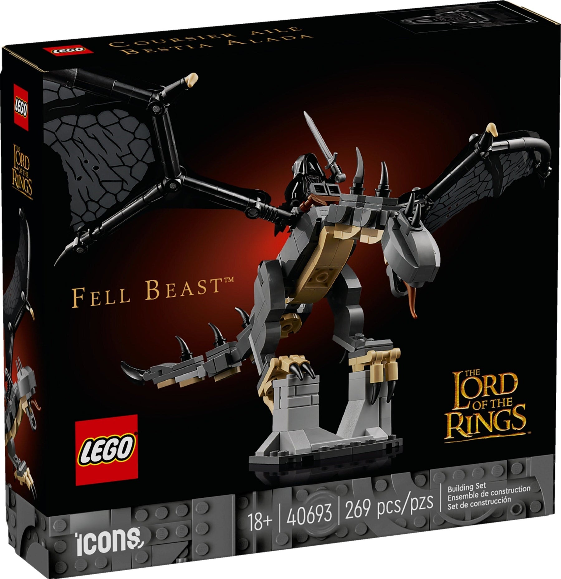 LEGO 40693 The Lord of The Rings Fell Beast - SuperSaverAU - view 1