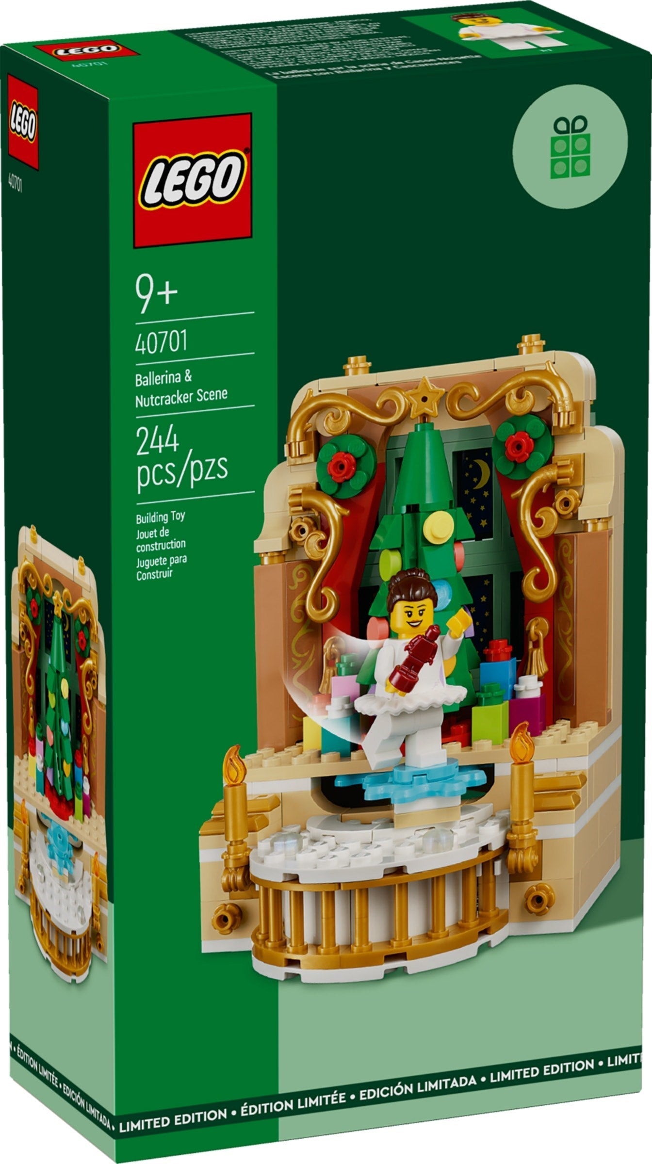 LEGO 40701 Christmas Ballerina Nutcracker Scene - SuperSaverAU - view 1