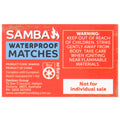 Samba Waterproof Matches 50mm - 10 Pack for Camping & Emergency Use