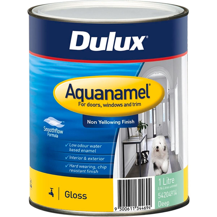 Dulux Enamel Paint - 1L - Deep - Water Based - Fast Drying - Gloss - SuperSaverAU - view 1
