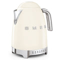 Smeg 50s Retro Style 1.7L Variable Temperature Kettle - Cream, 7 Settings, Keep Warm - KLF04CRAU