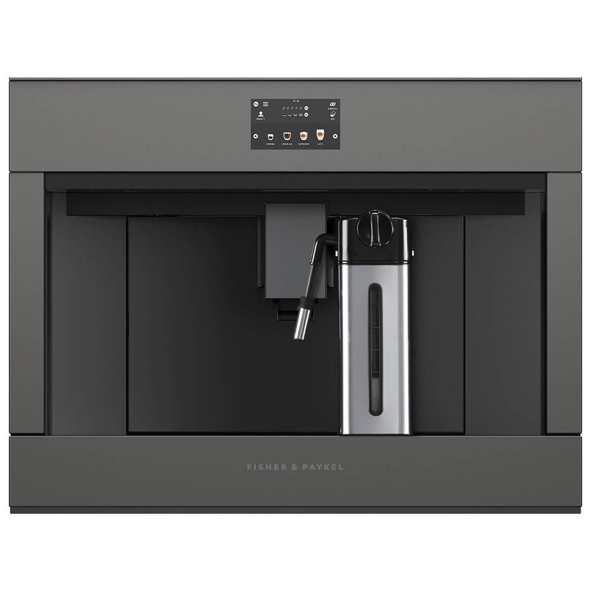 Fisher & Paykel Series 9 60cm minimal built-in coffee maker - 13 coffee options, self-cleaning - EB60MSG1
