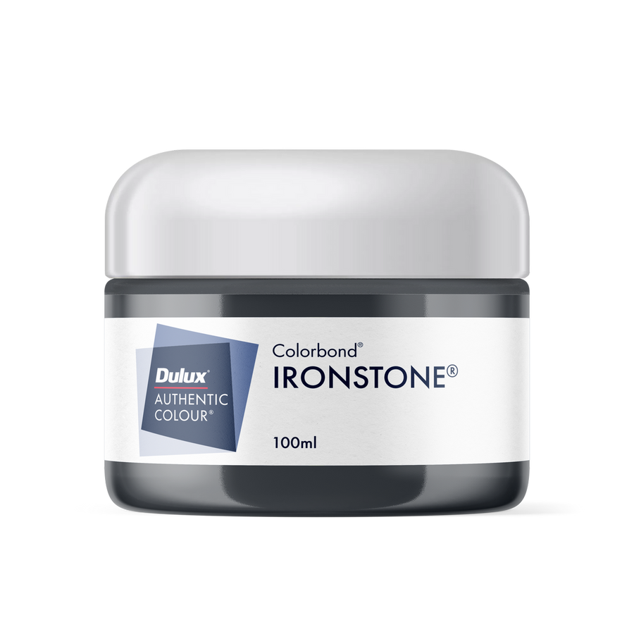 Dulux Ironstone Sample Pot - 100ml - Water-Based Paint - Low Sheen Finish - SuperSaverAU - view 1