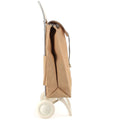 Rolser IMax Yute 2 wheel foldable trolley - Natural textured finish - Made in Spain - R-IMX537-1066