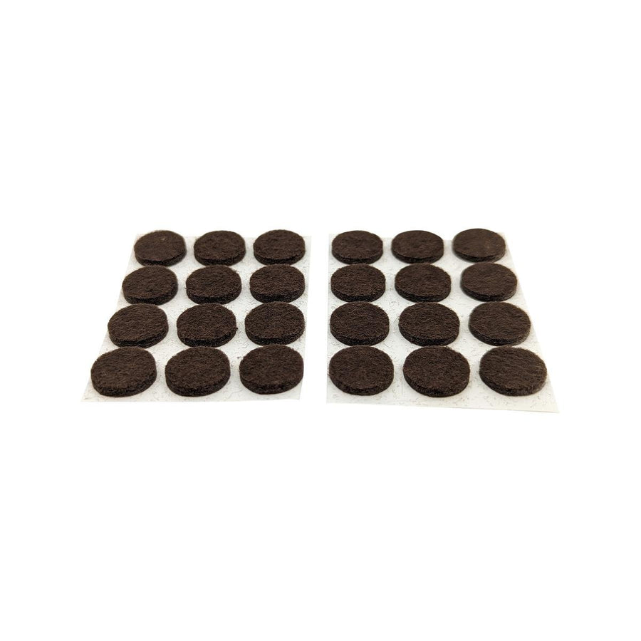 Surface Gard Round Felt Floor Protection 13mm Brown 24 Pack - Noise Reduction - SuperSaverAU - view 1