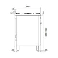 ILVE Professional Plus 90cm Dual Fuel Freestanding Oven 97L - 6 Gas Burners, Matte Graphite - P096DWE3MG