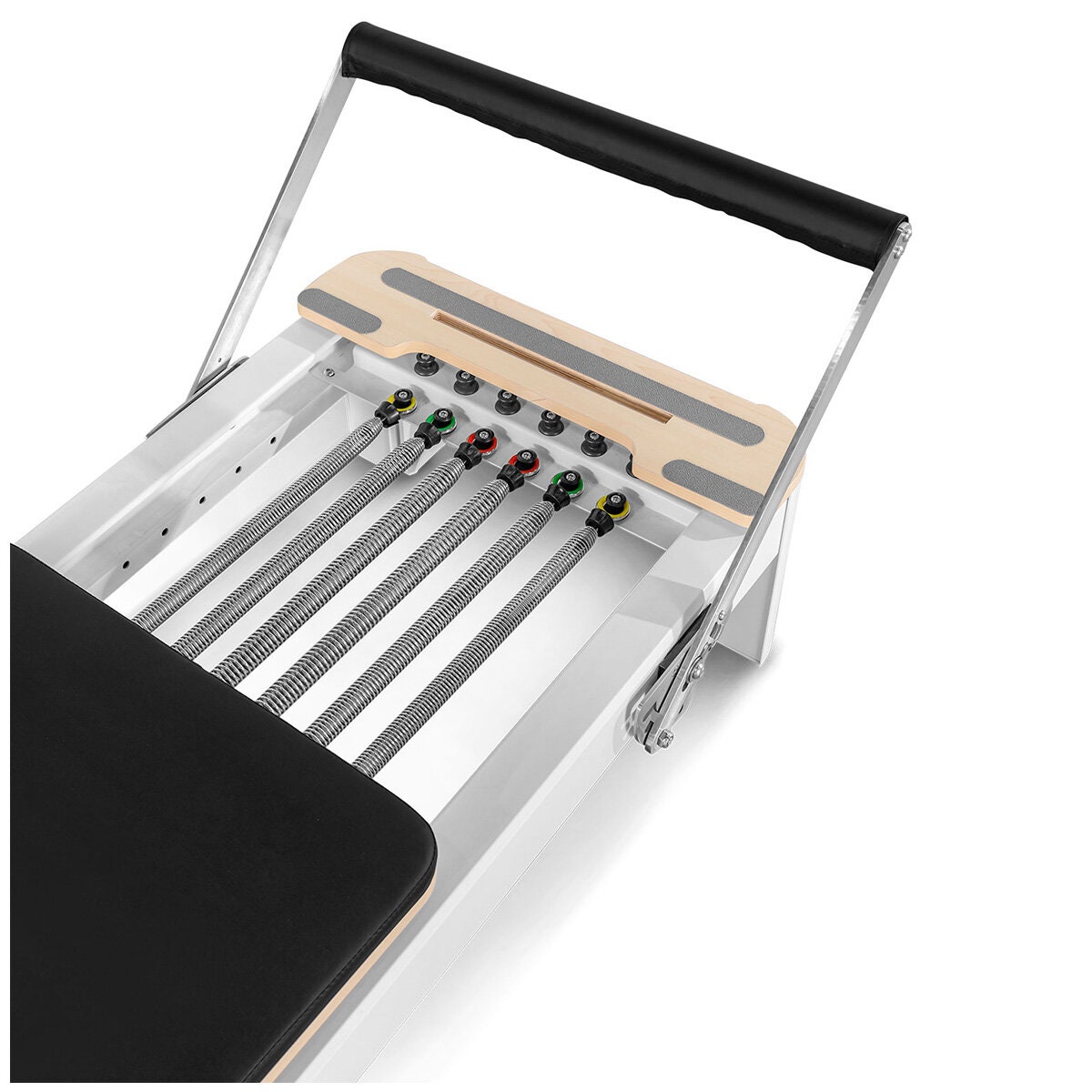 Lifespan Fitness Contour Pro aluminium reformer Pilates bed set - black accents - 75kg - LFRF-CONTPRO