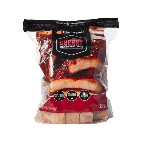 Heat Beads 2kg Cherry Smoking Chunks BBQ Fuel - 2kg Bag - Cherry - SuperSaverAU - view 1