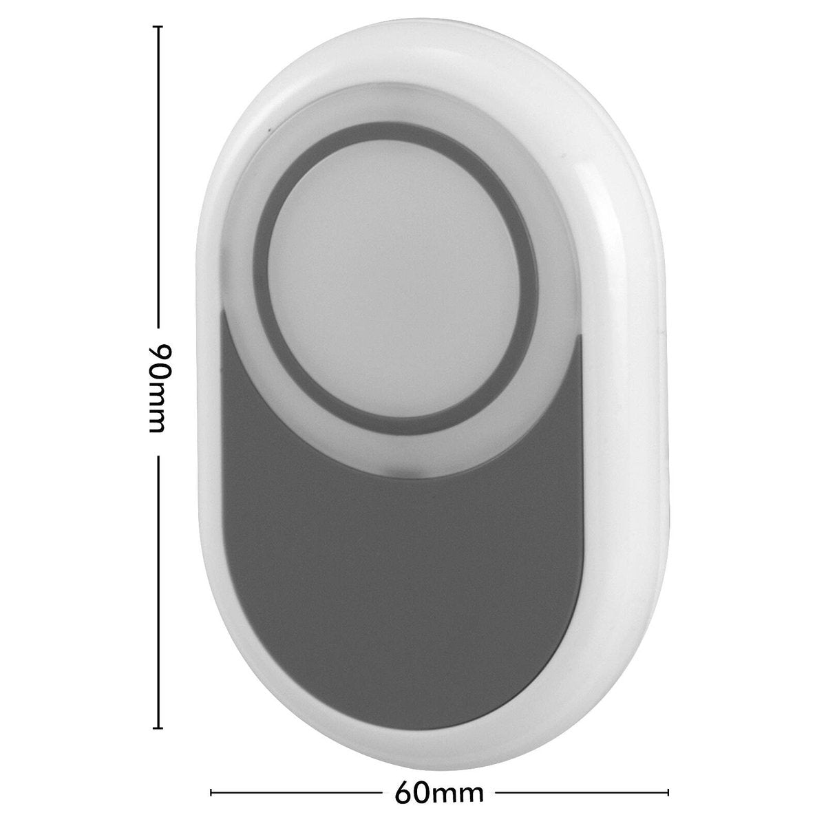 Arlec 240v Pill Plug in LED Night Light - Warm White Glow - Grey - 60mm x 90mm x 60mm