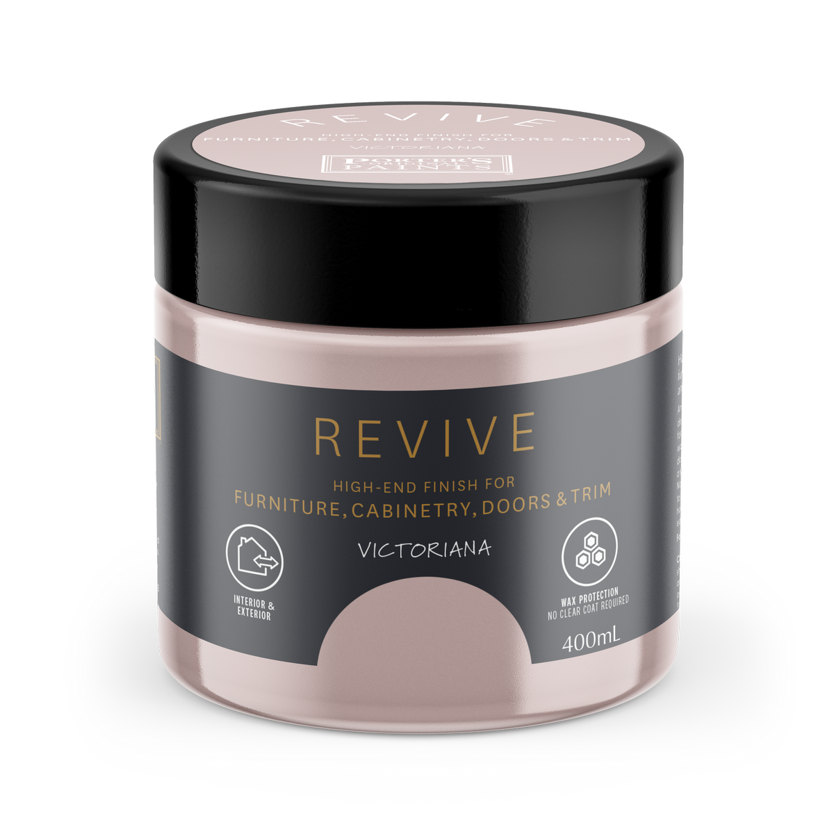 Porter S Paints 400ml Revive Furniture Paint - Victoriana - Satin Finish - SuperSaverAU - view 1