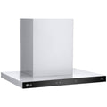 LG 60cm Series 7 canopy rangehood - stainless steel, ThinQ app control, 830m³/h, 4 speeds - BWH607T3S