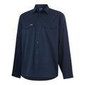 Citeco Long Sleeve Shirt Size S - Navy - UPF 50+ Sun Protection - Breathable Cotton - SuperSaverAU - view 2