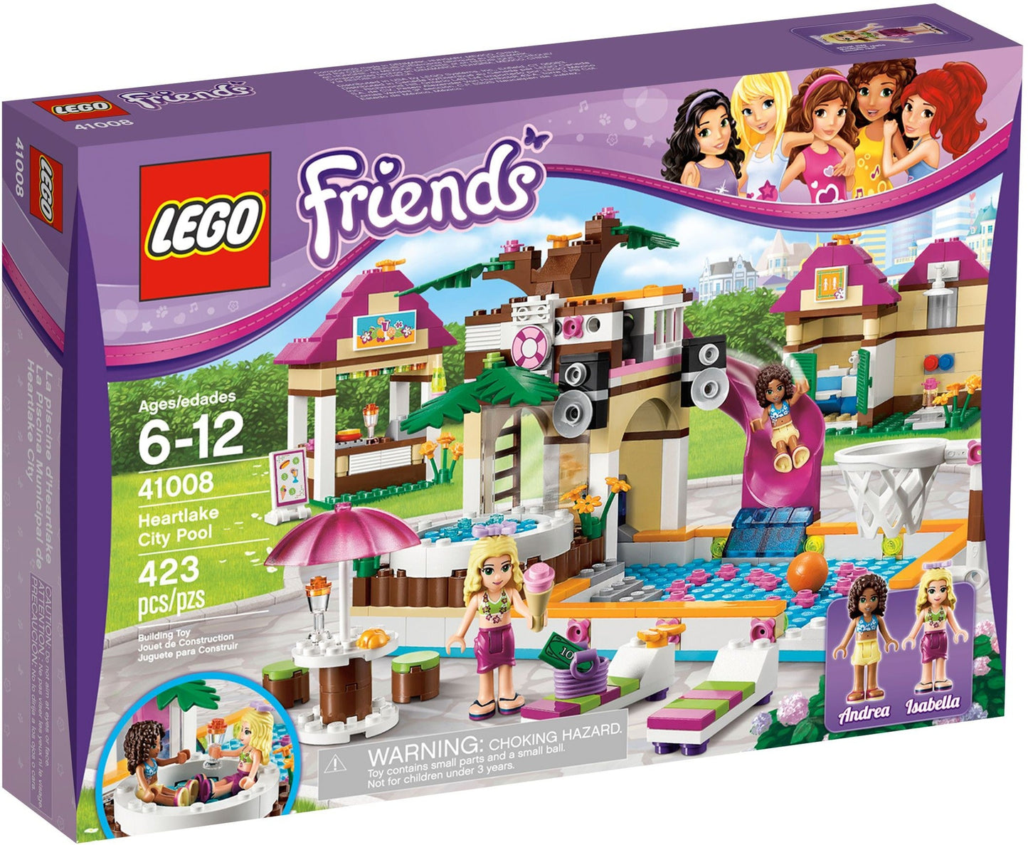 LEGO 41008 Friends Heartlake City Pool- Auzzi Store
