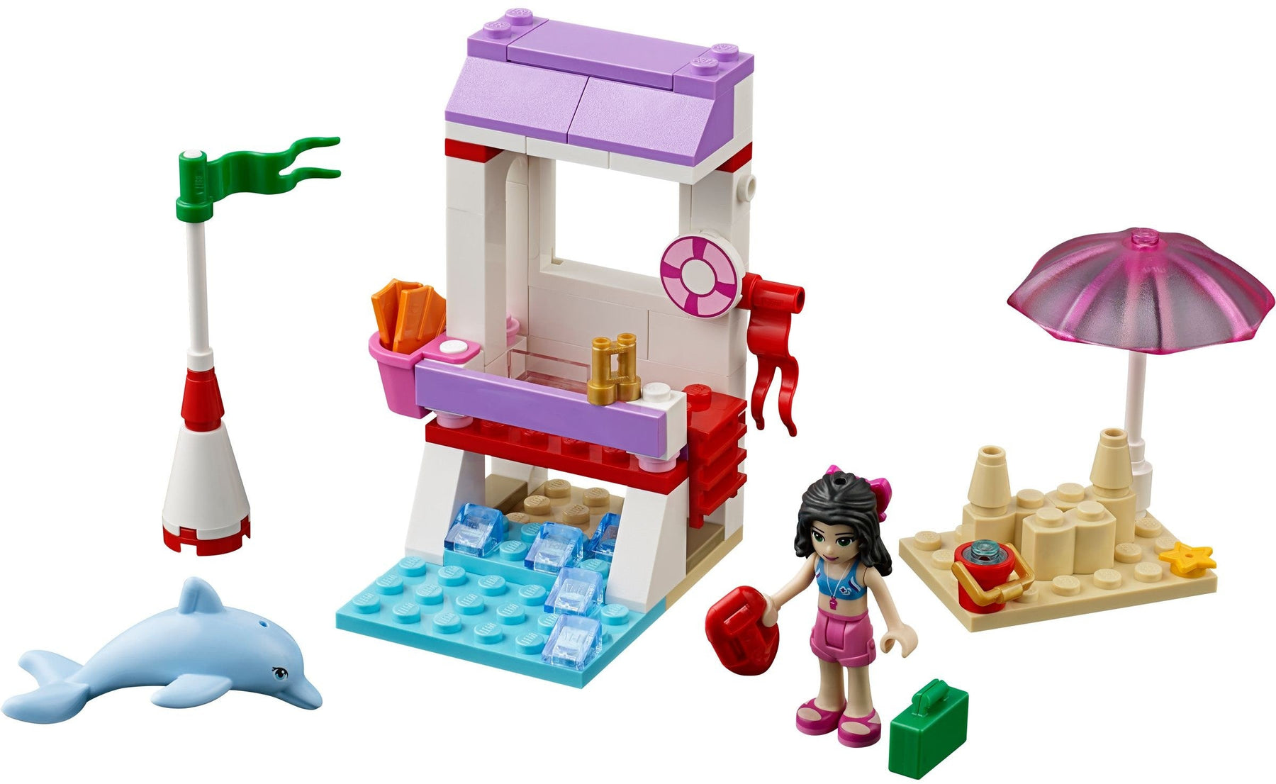 LEGO 41028 Emma's Lifeguard Post with Dolphin - SuperSaverAU - view 5