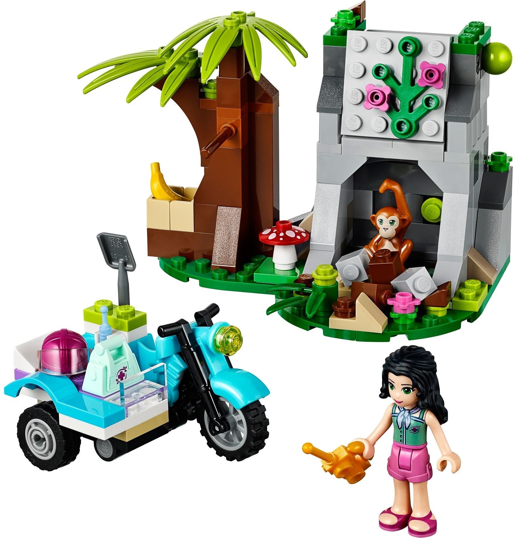 LEGO 41032 Emma's Jungle Rescue Bike with Monkey - SuperSaverAU - view 4
