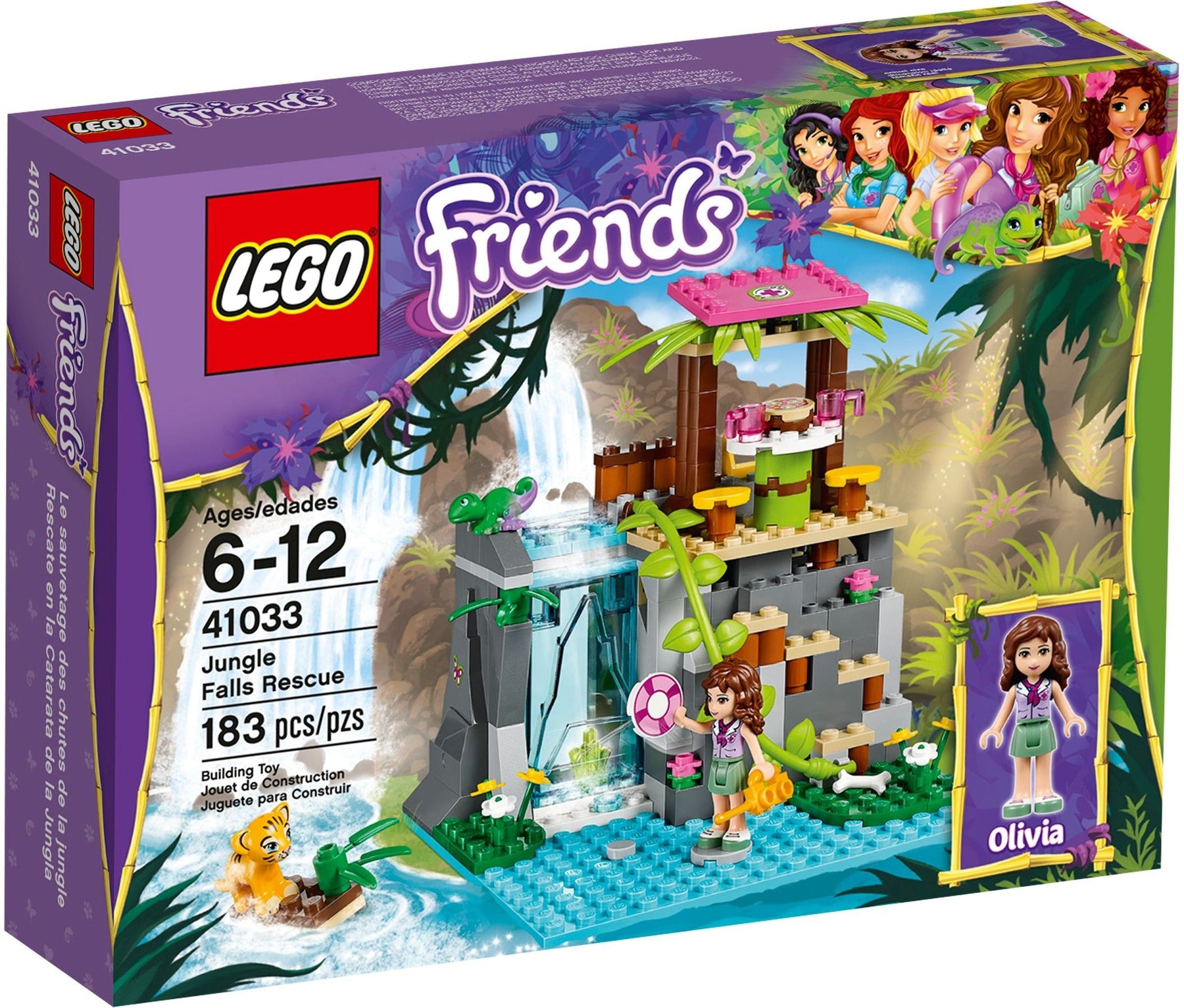 LEGO 41033 Jungle Falls Rescue: Save the Tiger Cub! - SuperSaverAU - view 1