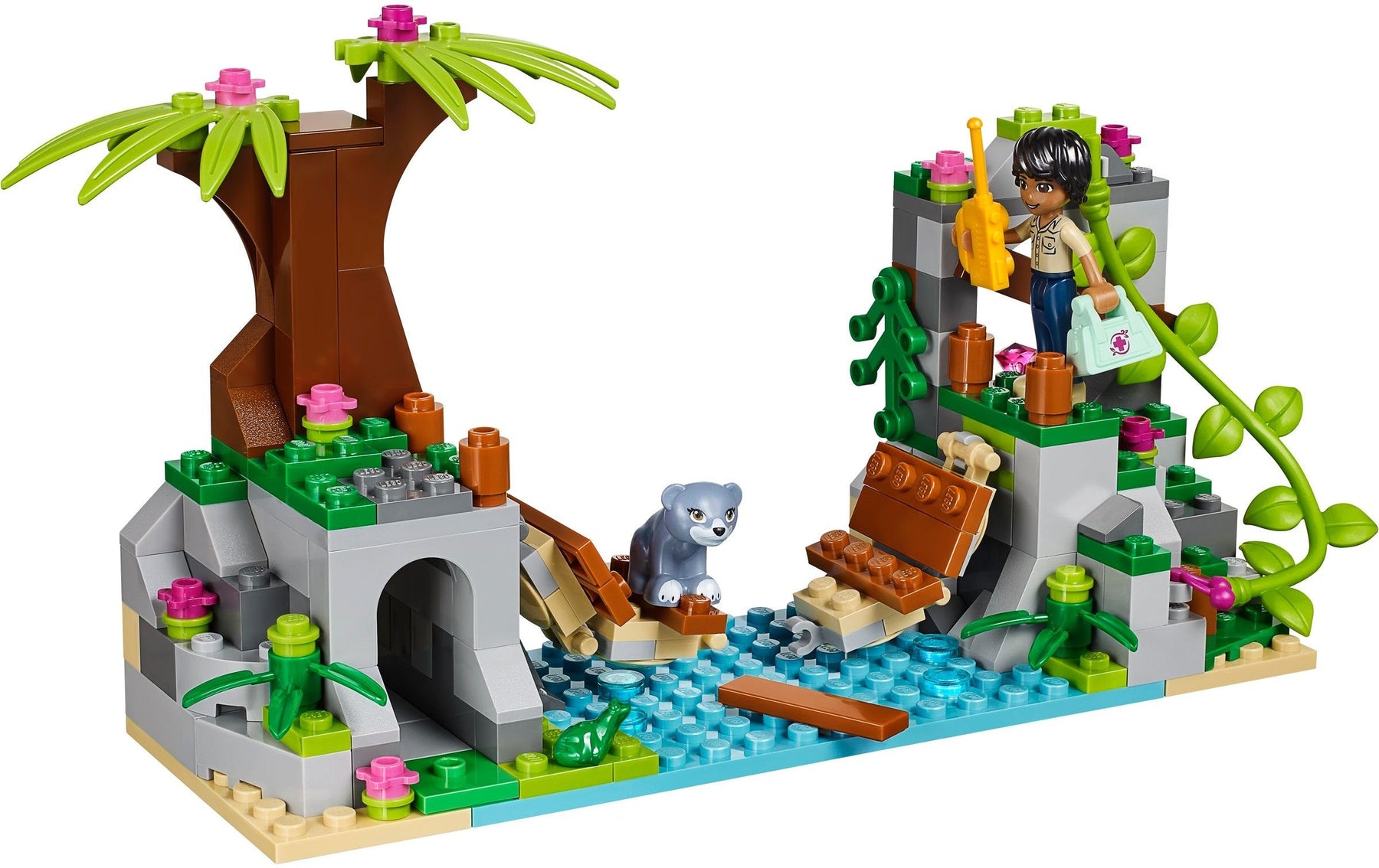 LEGO 41036 Jungle Rescue Helicopter Offroader Playset - SuperSaverAU - view 2