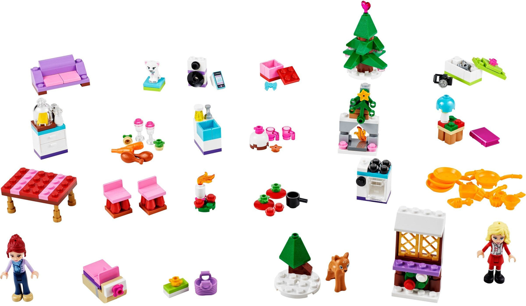 LEGO 41040 Friends Advent Calendar: Christmas Countdown Fun - SuperSaverAU - view 2