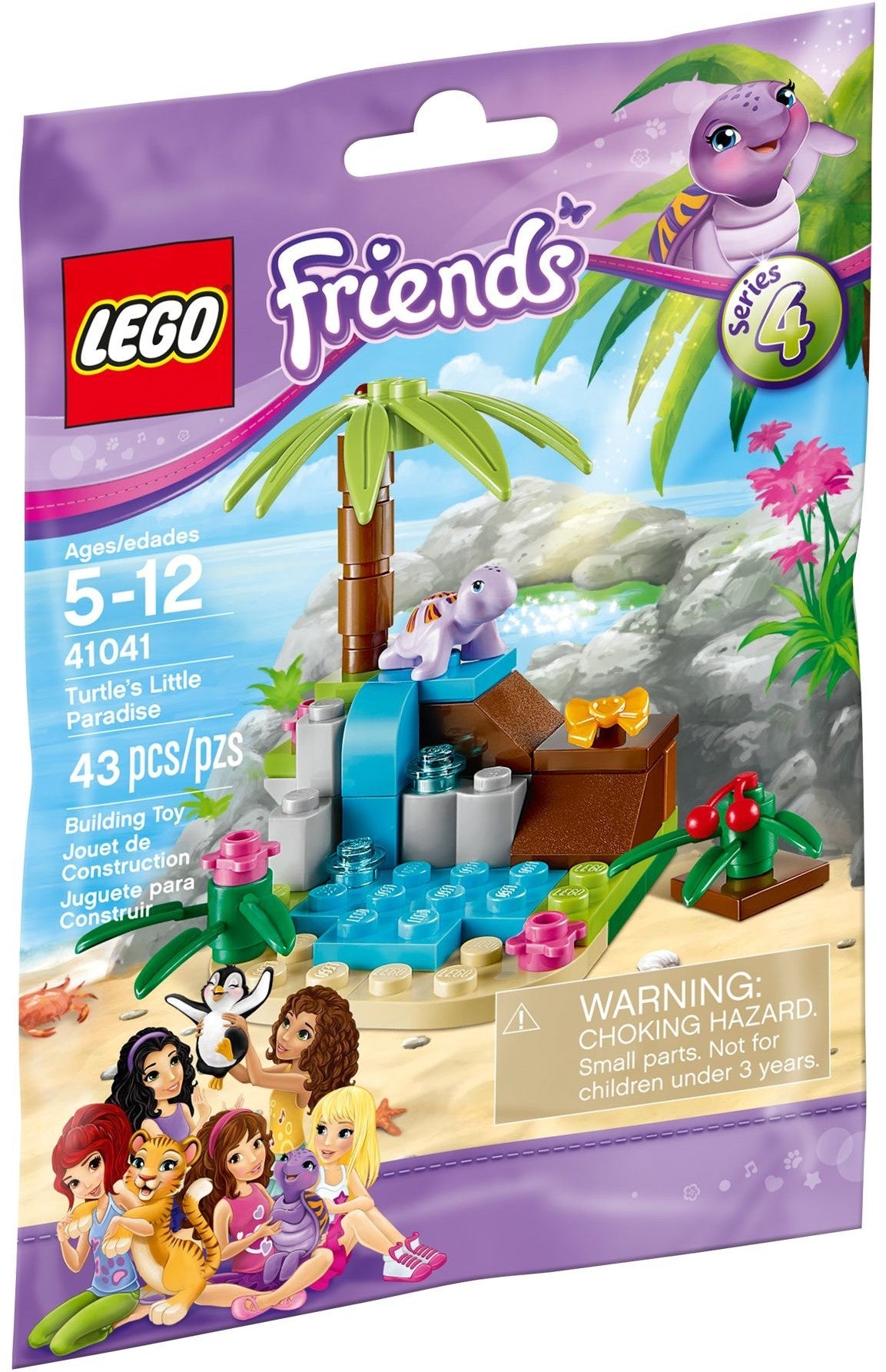 LEGO 41041 Turtle's Paradise: Build, Play & Care for a Cute Turtle