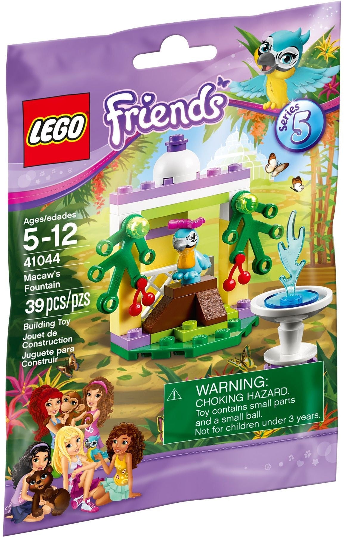 LEGO 41044 Macaw's Fountain Playset: Build, Perch & Play - SuperSaverAU - view 1