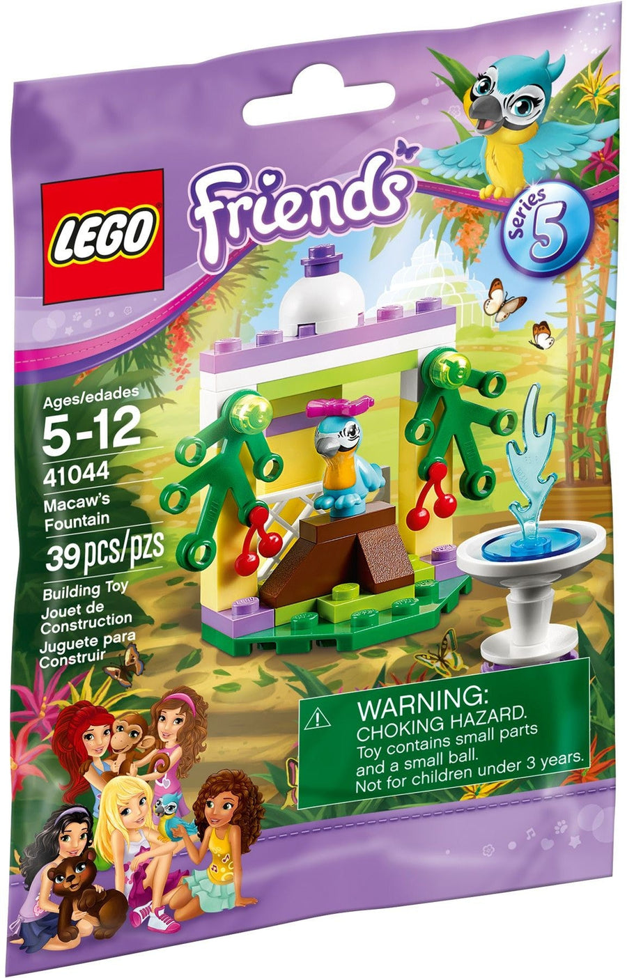LEGO 41044 Macaw's Fountain Playset: Build, Perch & Play - SuperSaverAU - view 1