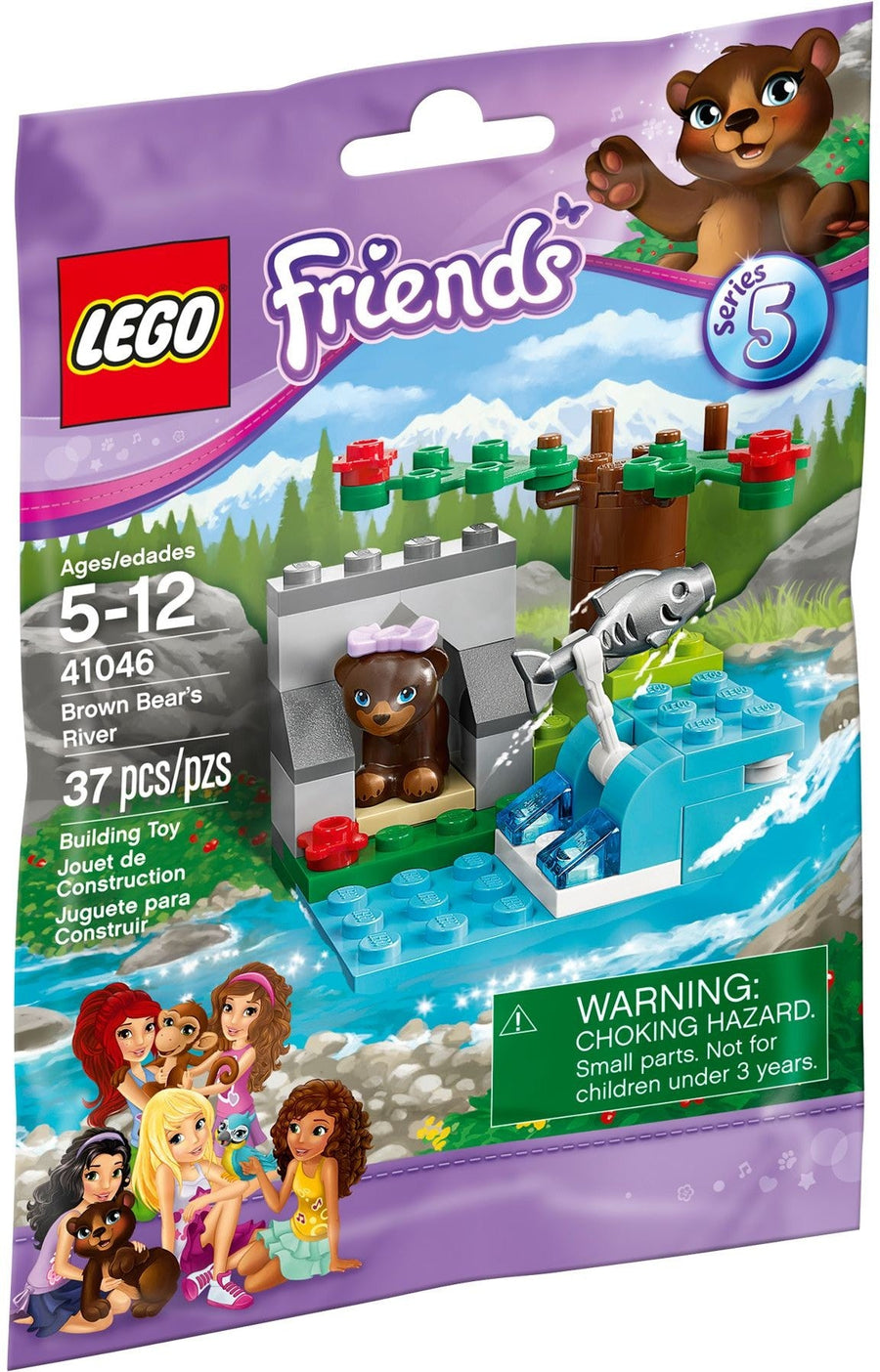 LEGO 41046 Brown Bear's River Cub & Cave Playset - SuperSaverAU - view 1