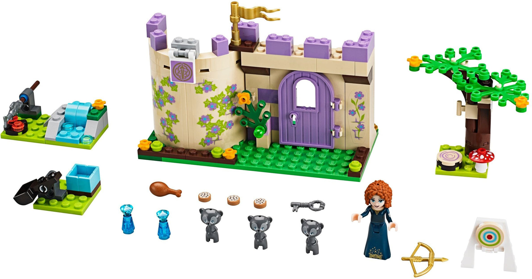 LEGO 41051 Merida's Highland Games Castle Playset - SuperSaverAU - view 7