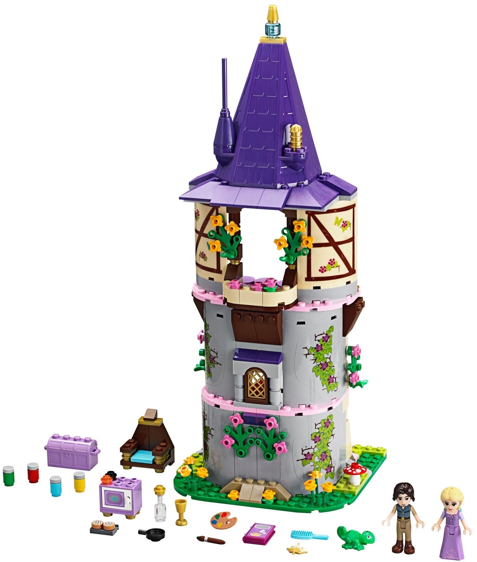 LEGO 41054 Rapunzel's Creativity Tower: Enchanted Playset - SuperSaverAU - view 7