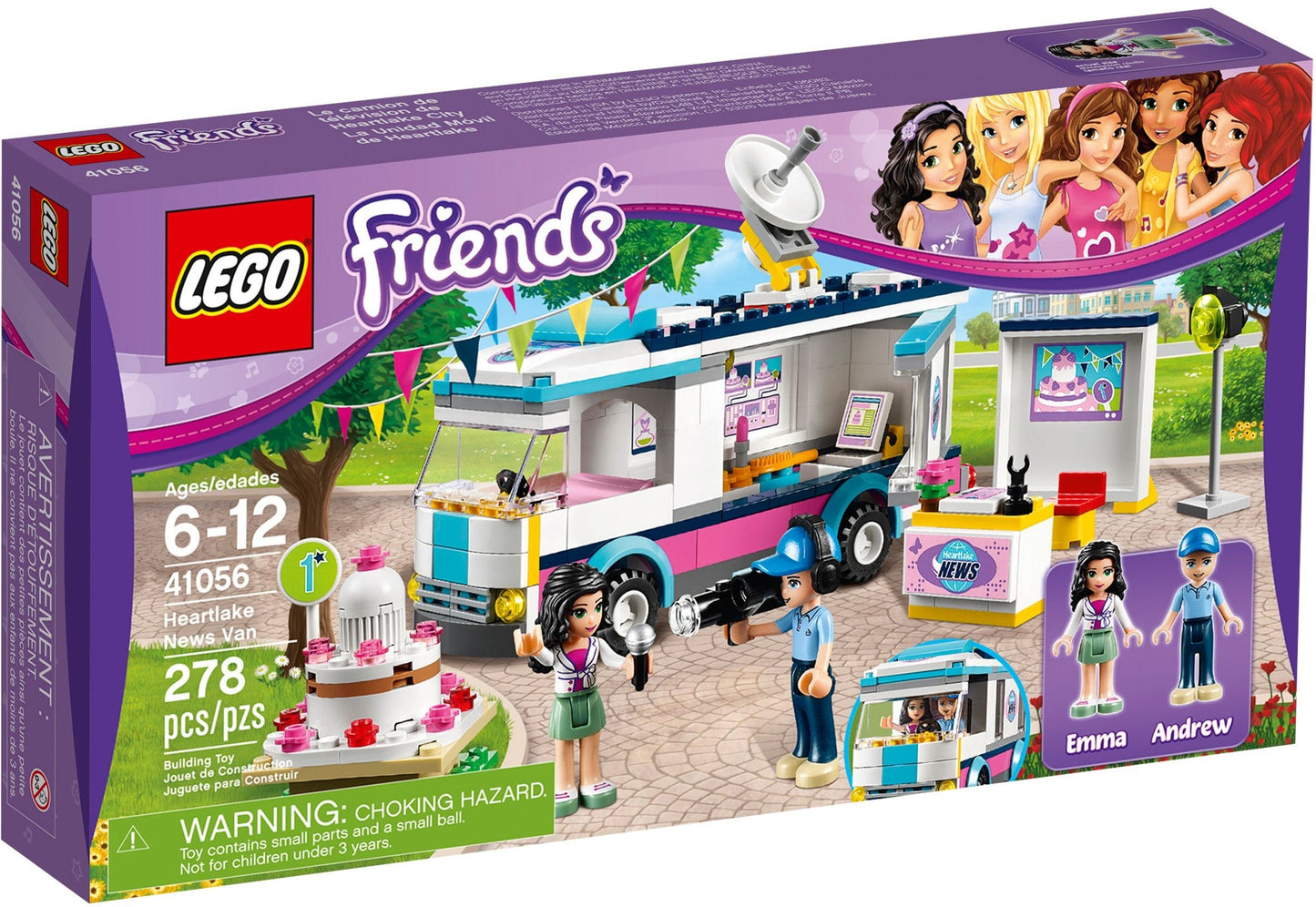 LEGO Friends 41056 Heartlake News Van- Auzzi Store
