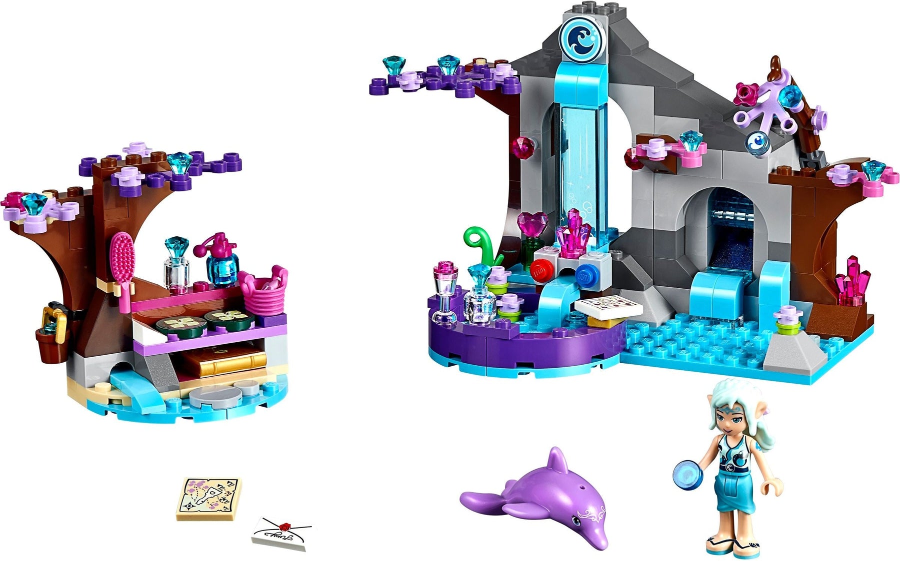 LEGO 41072 Naida's Secret Spa - Elves Dolphin Waterfall Playset - SuperSaverAU - view 6