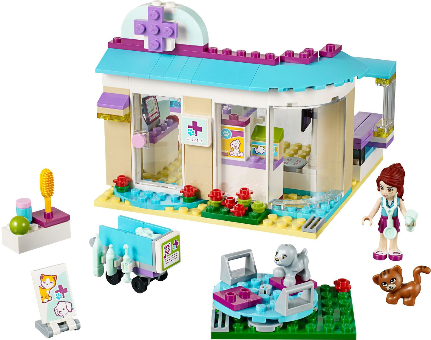 LEGO 41085 Vet Clinic: Pet Rescue & Care Playset