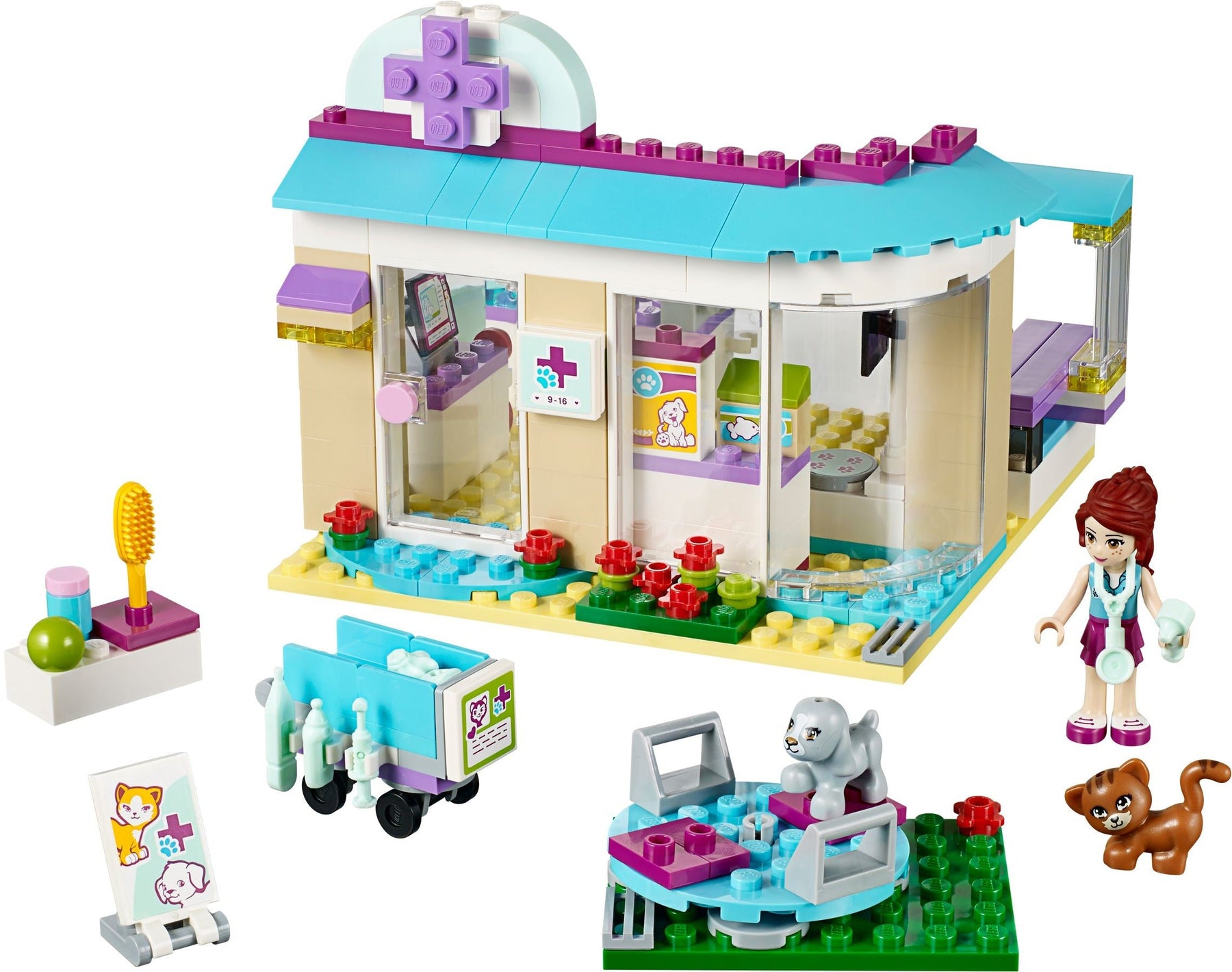 LEGO 41085 Vet Clinic: Pet Rescue & Care Playset - SuperSaverAU - view 7