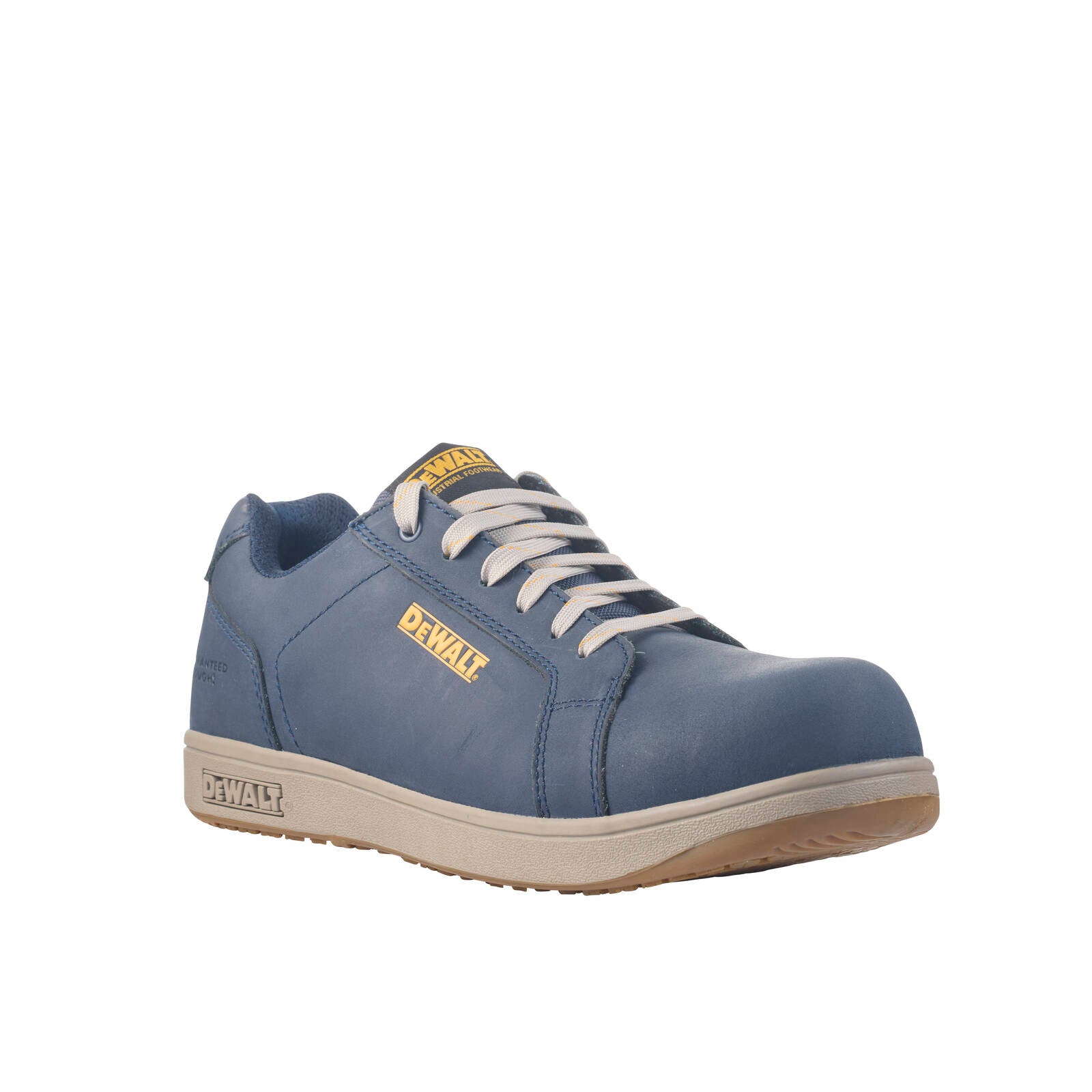 DeWALT Navy Milbank Composite Toe Safety Work Shoe Size 8 - Water Resistant Nubuck, SRC