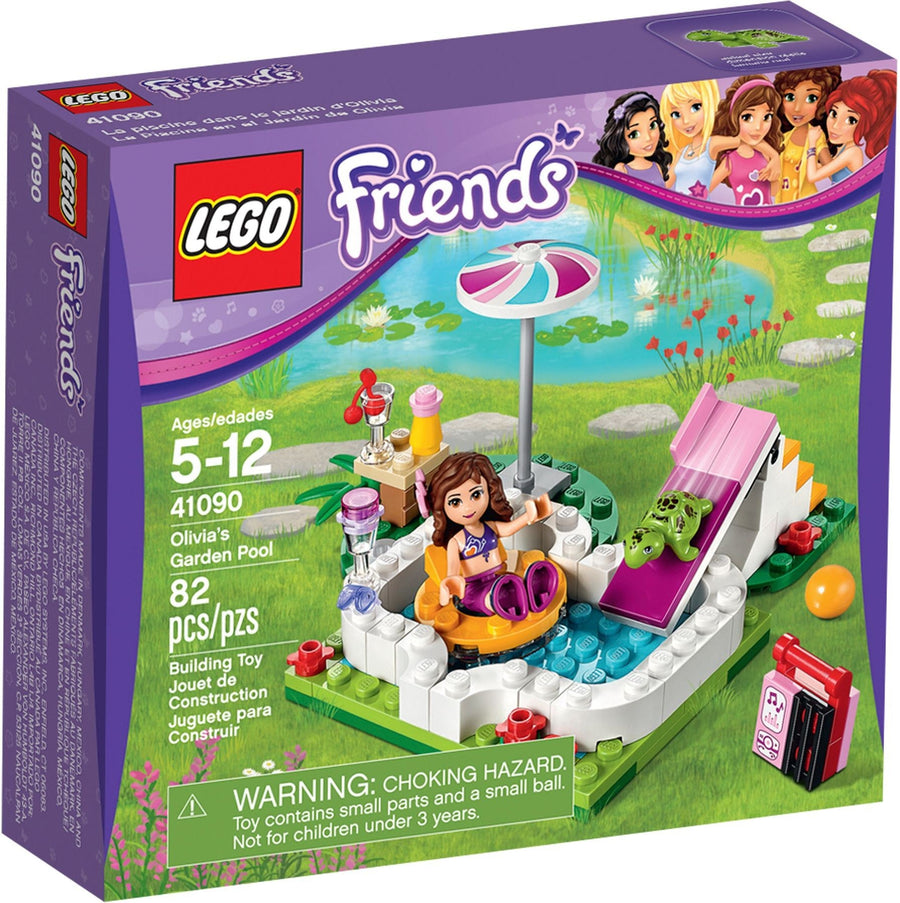 LEGO 41090 Olivia's Garden Pool & Slide - Summer Fun - SuperSaverAU - view 1