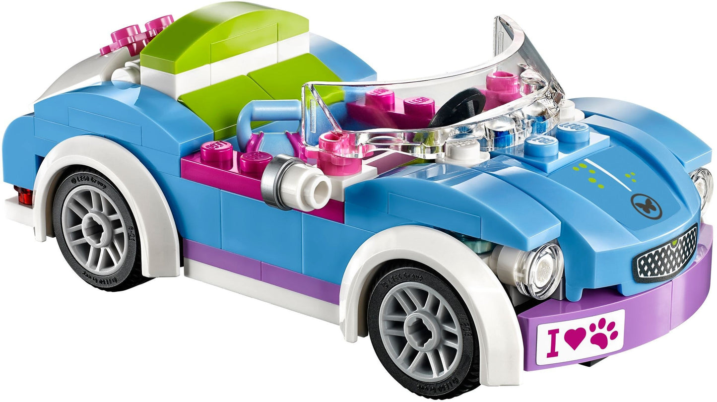 LEGO 41091 Mia's Roadster: Heartlake City Car & Gas Station Playset