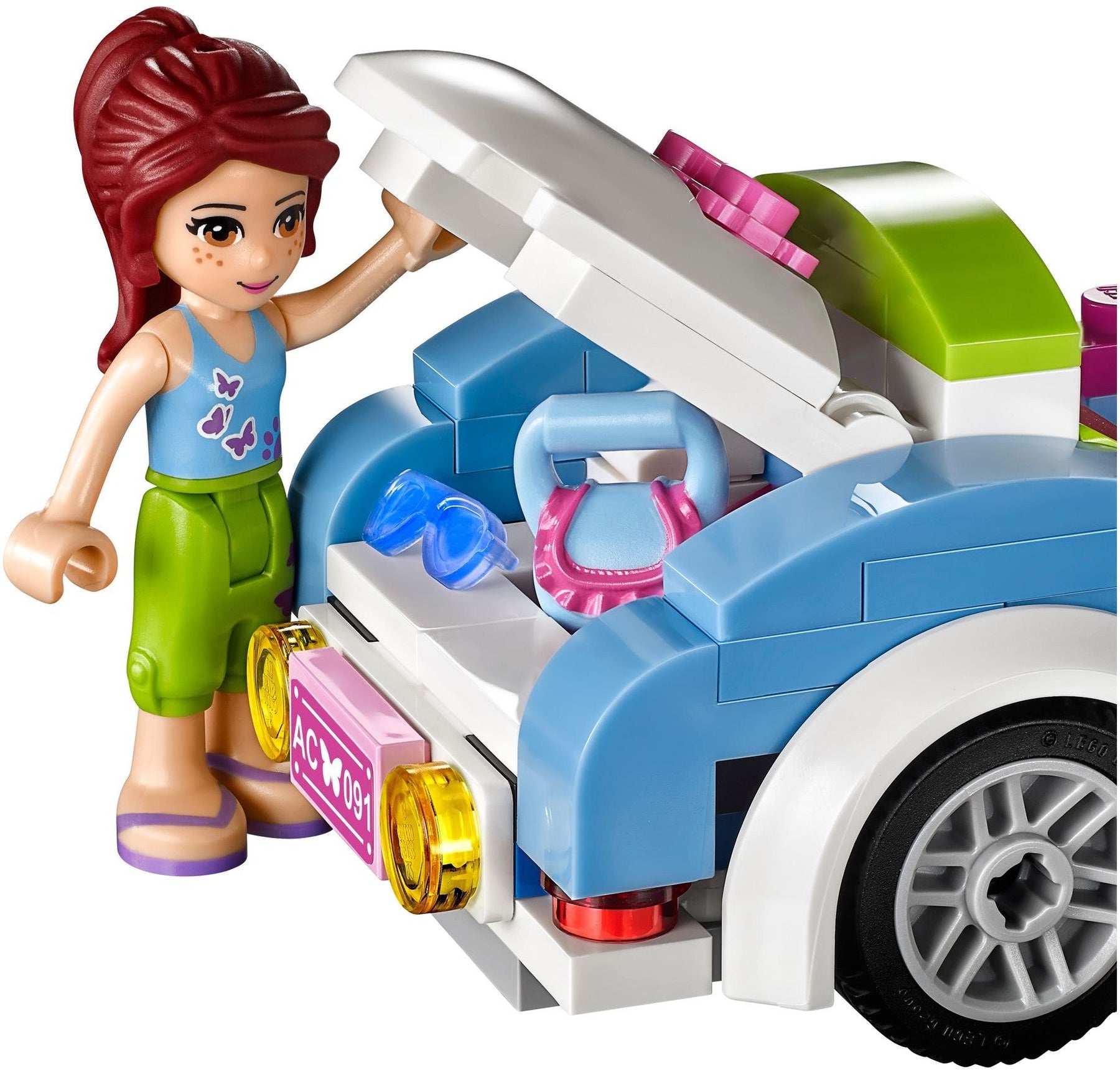 LEGO 41091 Mia's Roadster: Heartlake City Car & Gas Station Playset - SuperSaverAU - view 6