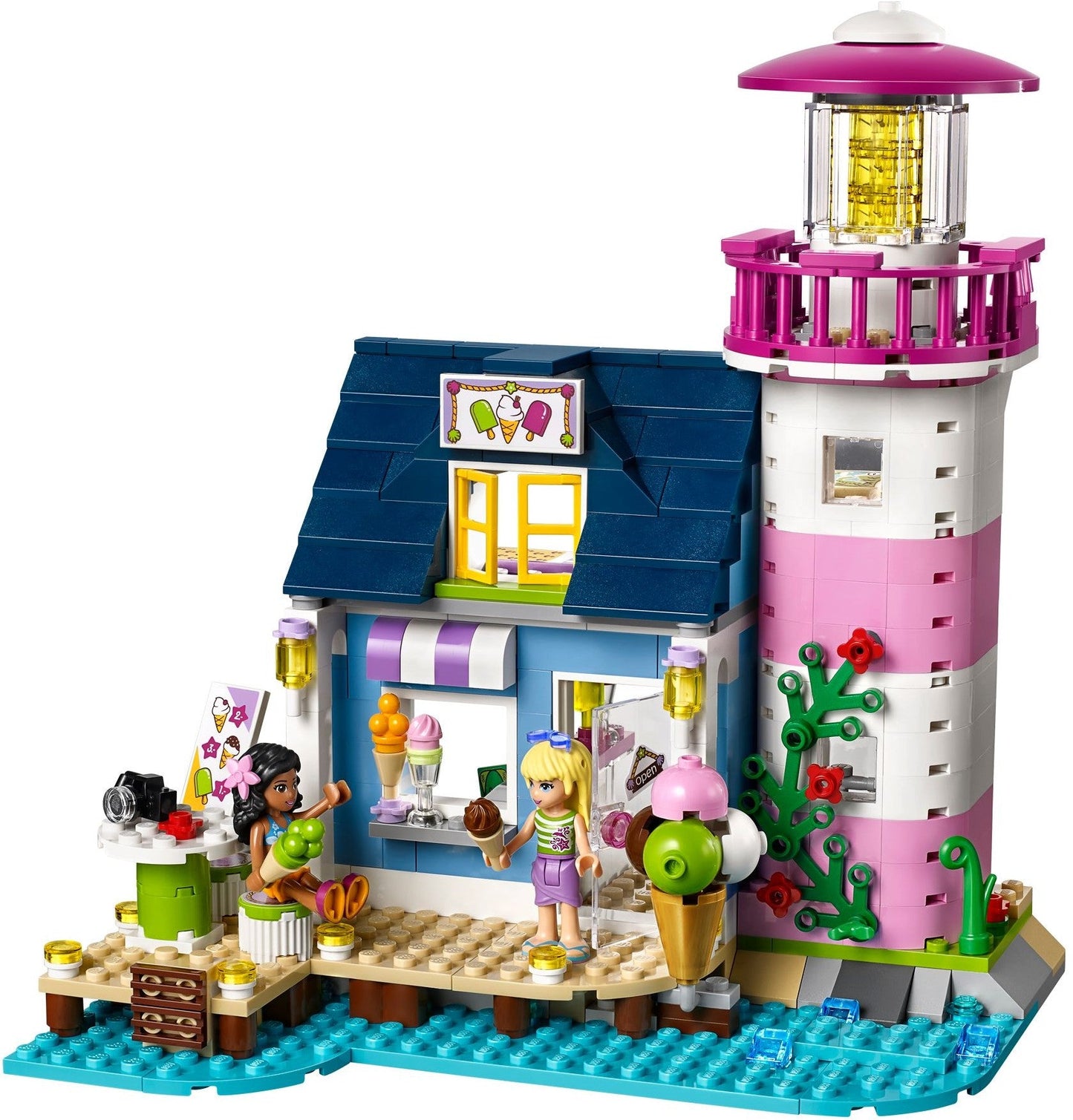 LEGO 41094 Heartlake Lighthouse - Ice Cream Shop & Secret Room