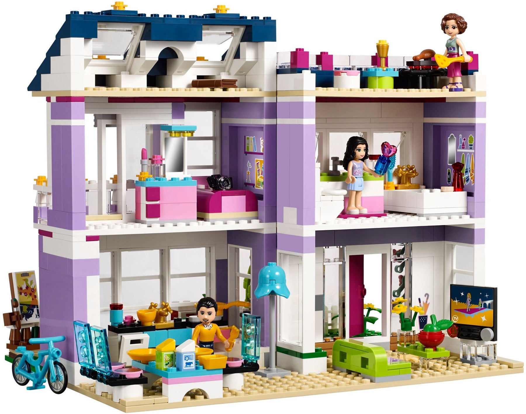 LEGO 41095 Emma's House: Build, Customize & Hang Out! - SuperSaverAU - view 7