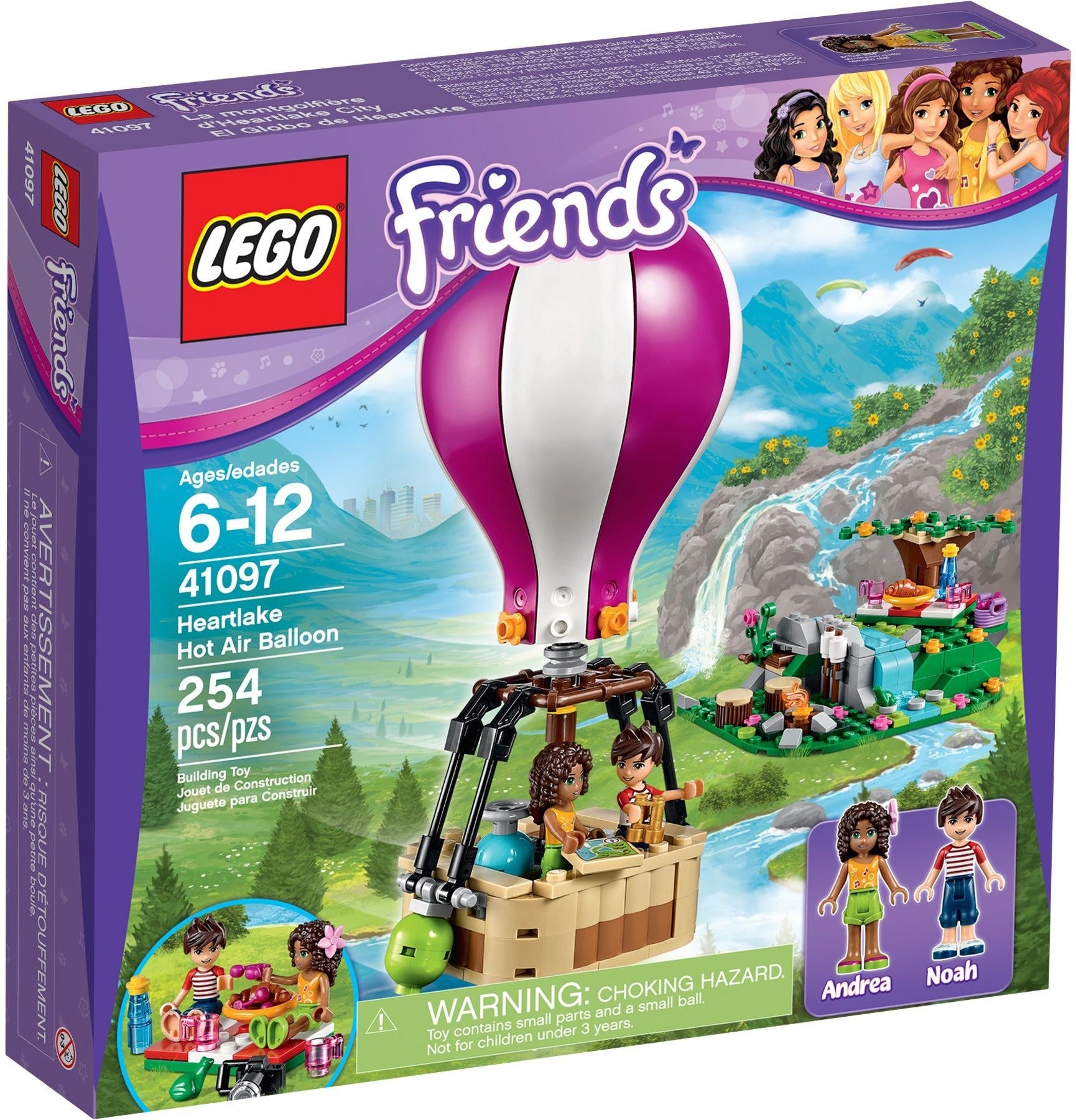 LEGO 41097 Heartlake Hot Air Balloon Adventure - SuperSaverAU - view 1