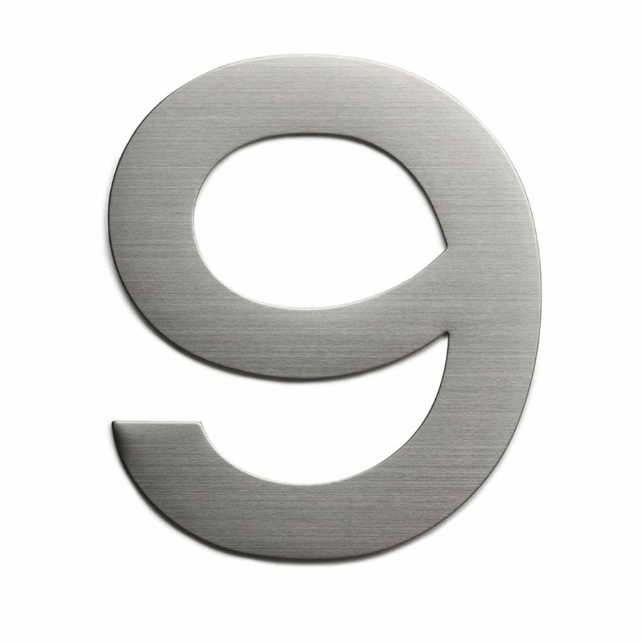 Sandleford Plaza House Number 9 - 150mm - Silver - Stainless Steel - SuperSaverAU - view 1