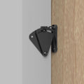 Rolltrak Spares 62mm Black Matte Powder Coated Steel Barn Door Latch
