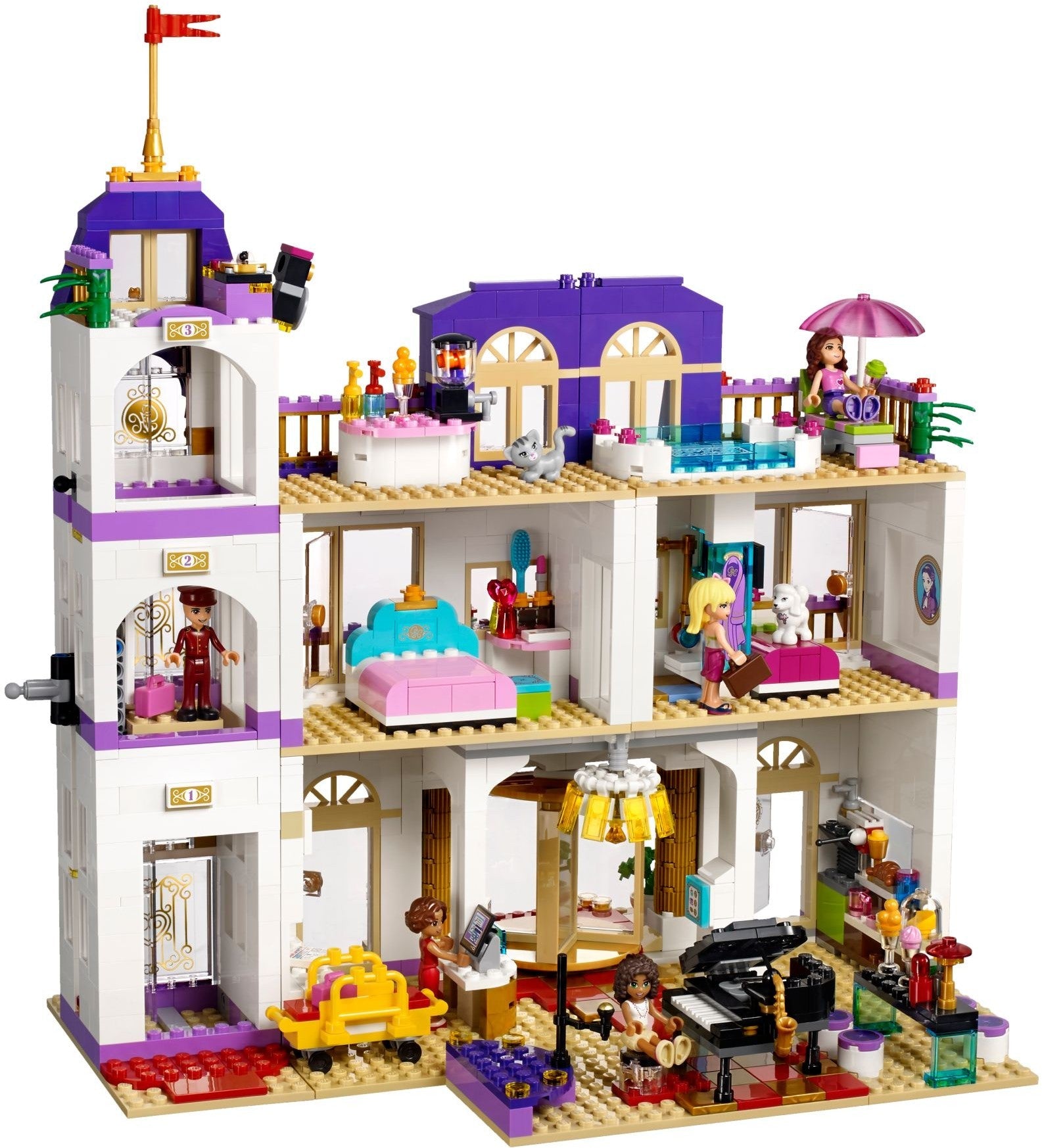 LEGO 41101 Heartlake Grand Hotel: Build, Play, & Stay! - SuperSaverAU - view 4